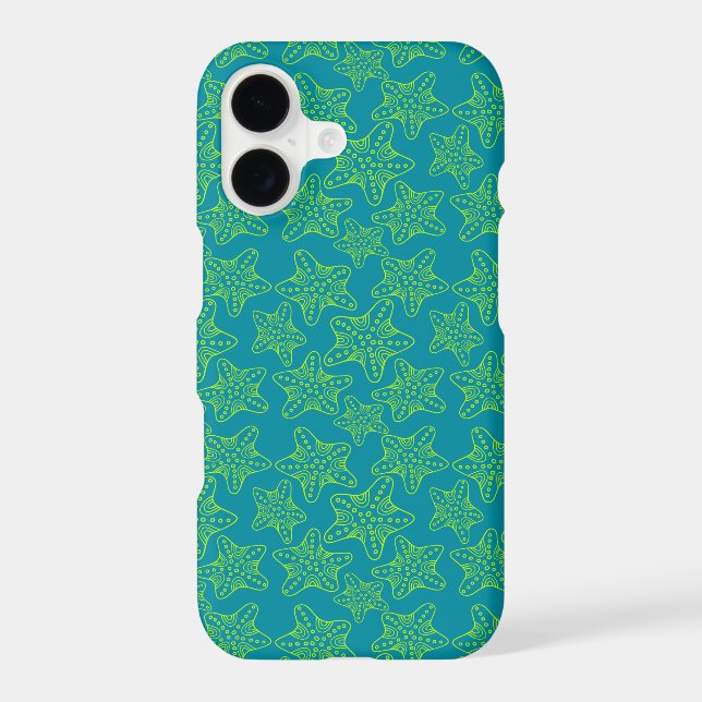 Starfish Crowd Pattern | Monogram (Back)