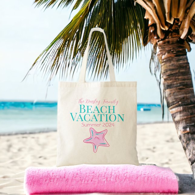 Starfish Custom Beach Cruise Reunion Vacation Tote Bag (Creator Uploaded)