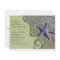 Starfish Destination or Beach Wedding Invitation