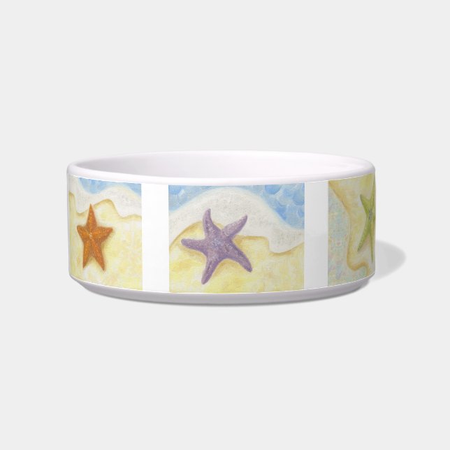 Starfish Dog or Cat Bowl (Left)