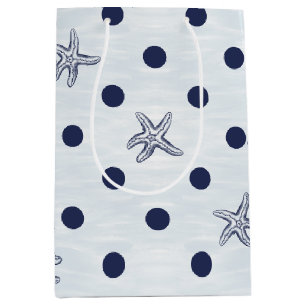 Starfish Dot Dance Medium Gift Bag