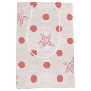 Starfish Dot Dance Medium Gift Bag