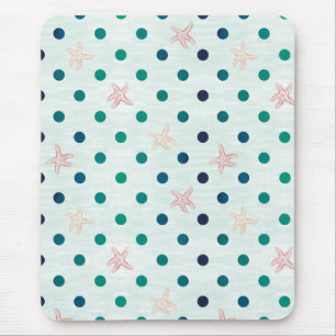 Starfish Dot Dance Mouse Pad