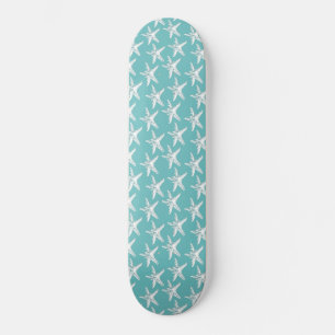 Starfish elegant pattern beach towel skateboard