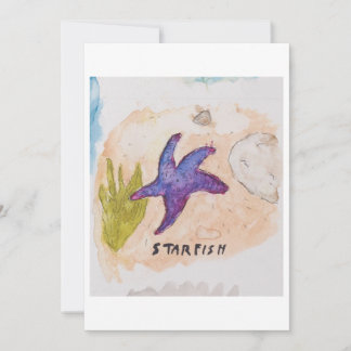 Starfish Greeting Card