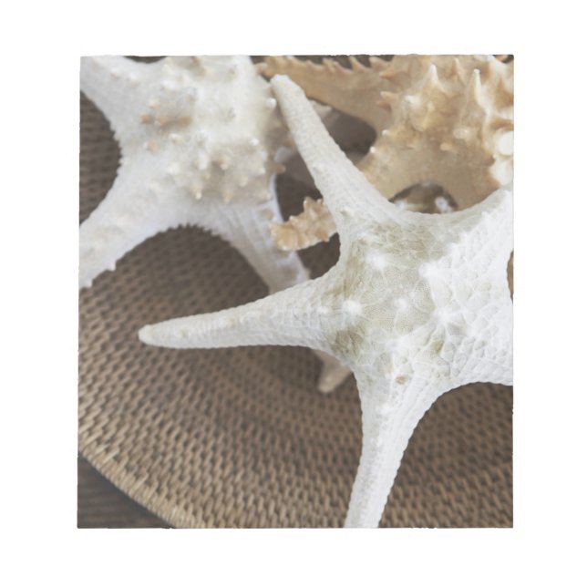 Starfish in a basket notepad (Front)