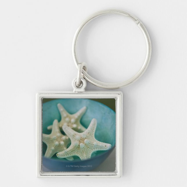 Starfish in bowl keychain (Front)