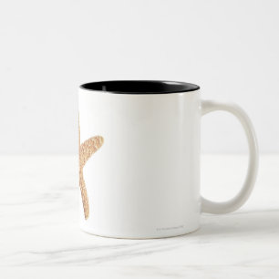 Starfish isolated on white Two-Tone coffee mug
