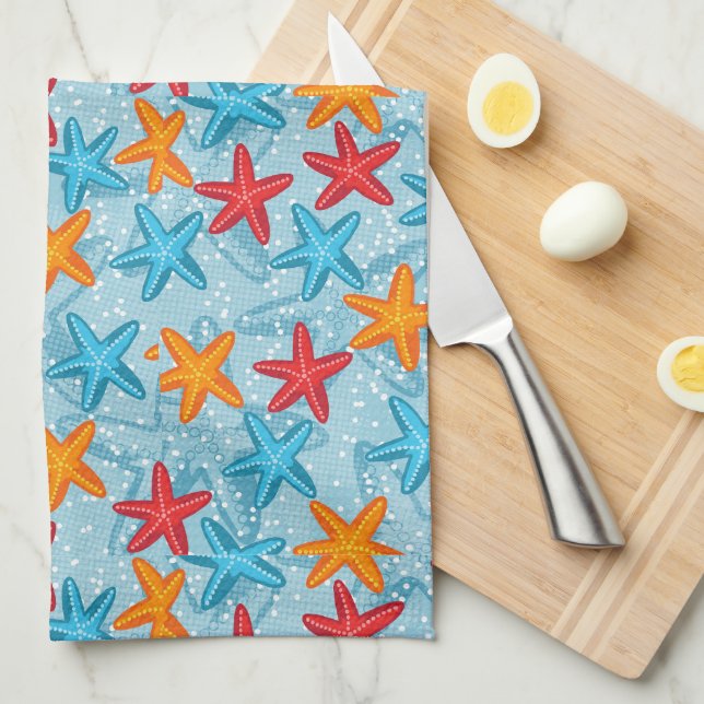 Starfish Kitchen Towel (Quarter Fold)