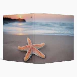Starfish Lying on a Beach Binder