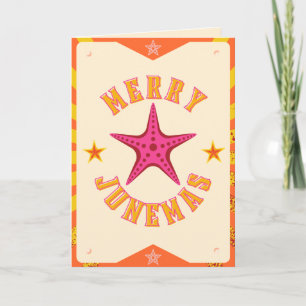 Starfish Merry Junemas Card
