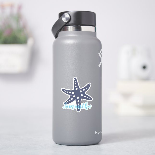 StarFish Midnight Blue Name (HydroFlask)