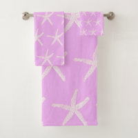 Starfish Motif rose rose violet Lavande