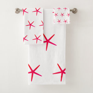Starfish Motifs Coral rose Girl Nautique mignonne