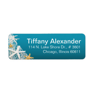 Starfish Netting Beach   azure blue