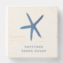 Starfish Nom de famille Ivory Blue Beach House