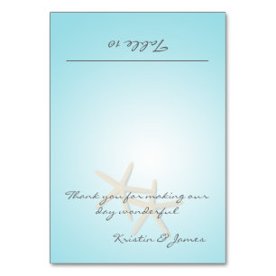 Starfish Ocean Dreams Place Card