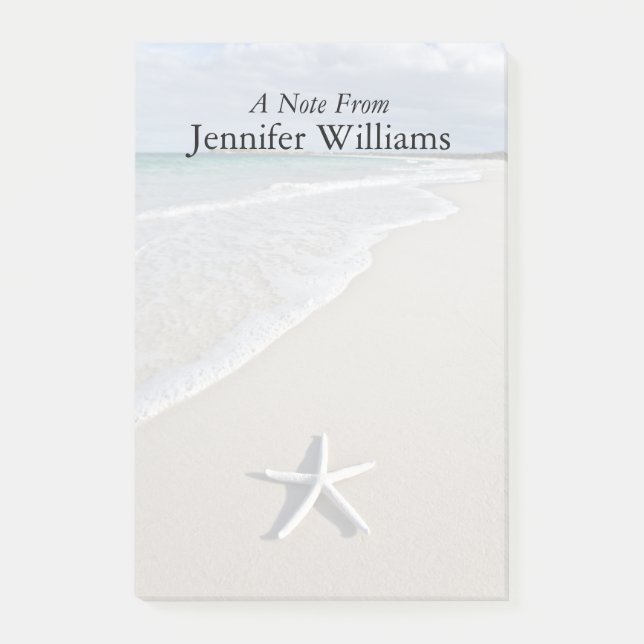 Starfish On A Remote Beach Post-it Notes (Front)