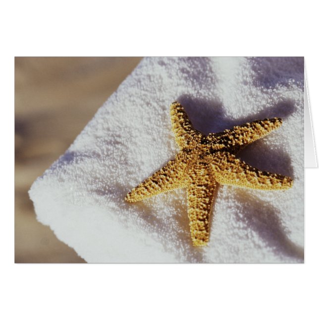 Starfish On A Towel (Front Horizontal)