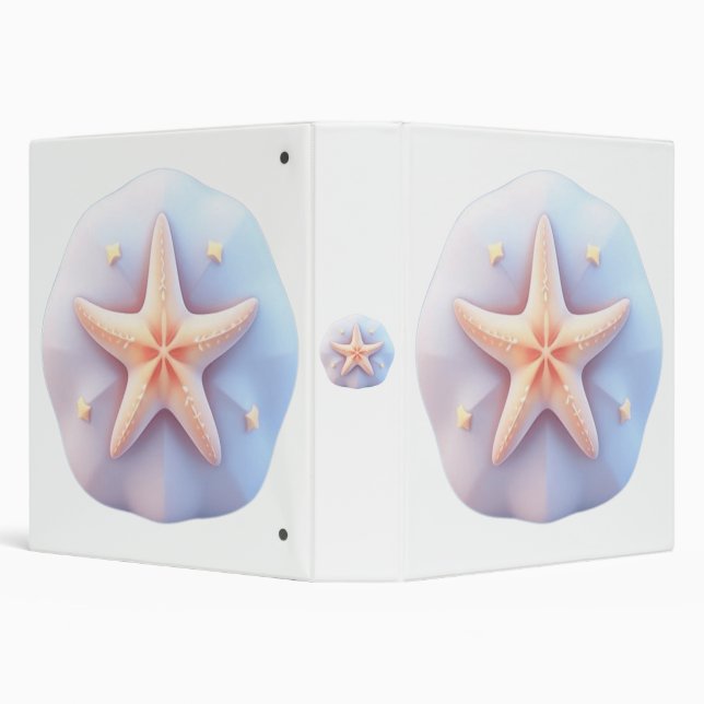 Starfish on a Unique-Shaped Stone Binder (Background)