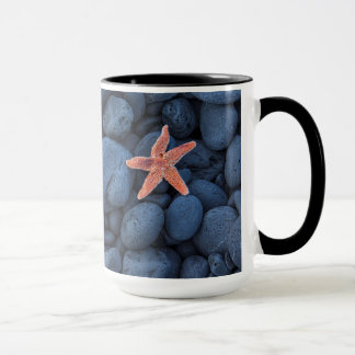 Starfish On Black Rocks Along The Coast | Iceland Mug