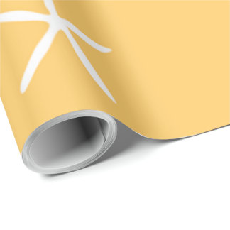 Starfish on Sand Wrapping Paper