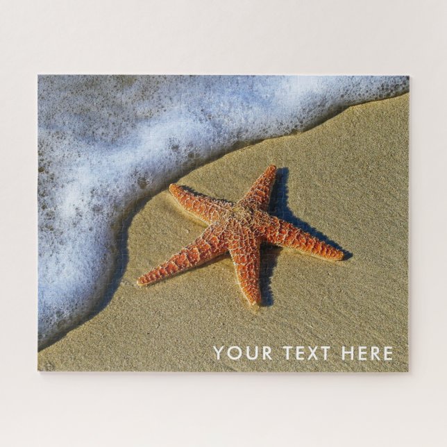 Starfish on the Beach Photo Jigsaw Puzzle (Horizontal)