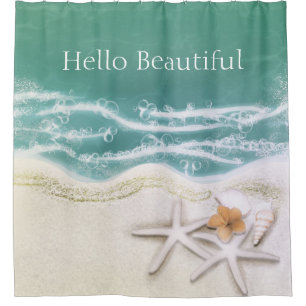 Starfish on the Beach Teal Sea Water Tropical