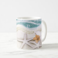 Starfish on the Beach Teal Sea Water Tropical