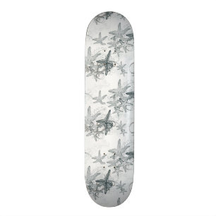 Starfish On The Sea Pattern Skateboard