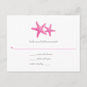 Starfish Pair Wedding Response