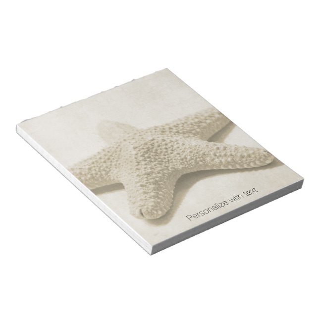 Starfish Personalized Notepad (Angled)