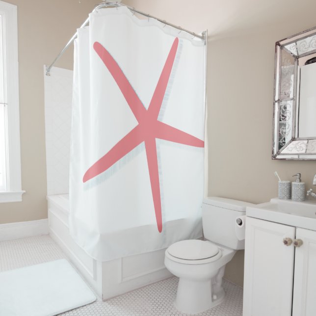 Starfish Pink Coral Girls Baby Daughter Nursery (In Situ)