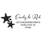 Starfish Return Address Stamp