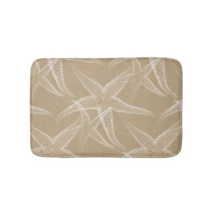 Starfish Sand Beach Bath Mat