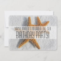 Starfish Sand Beach Ocean Theme Birthday Party