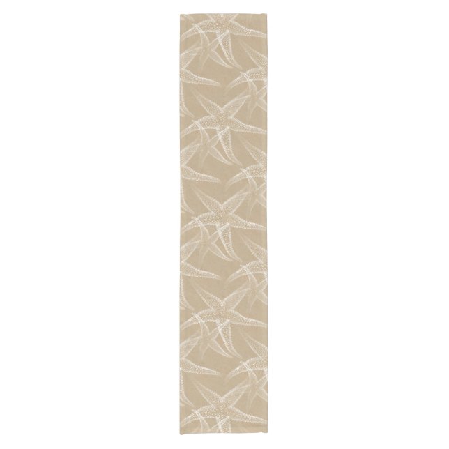 Starfish Sand Beach Table Runner (Front)
