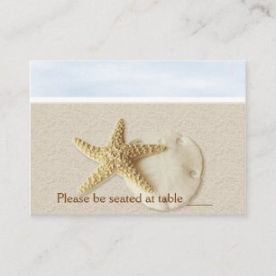 Starfish & Sand Dollar Escort Card