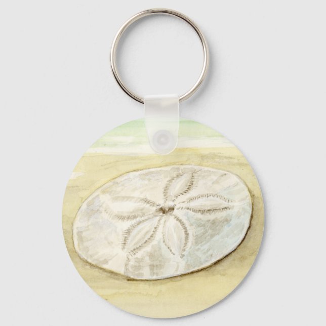 Starfish & Sand Dollar Keychain (Back)