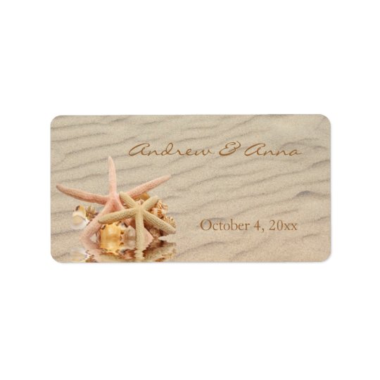 Starfish Sand Labels