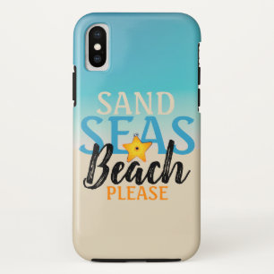 Starfish Sand Seas Beach iPhone XS Case