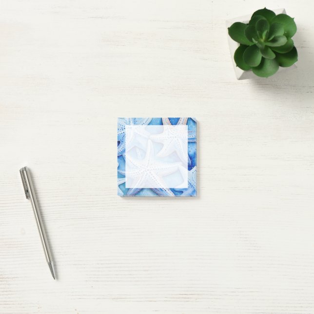 Starfish Seamless Pattern Post-it Notes (Office)