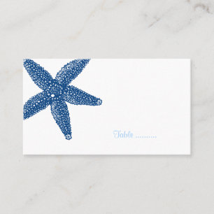 Starfish Seashell Place Card