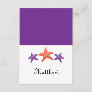 Starfish Seating Card