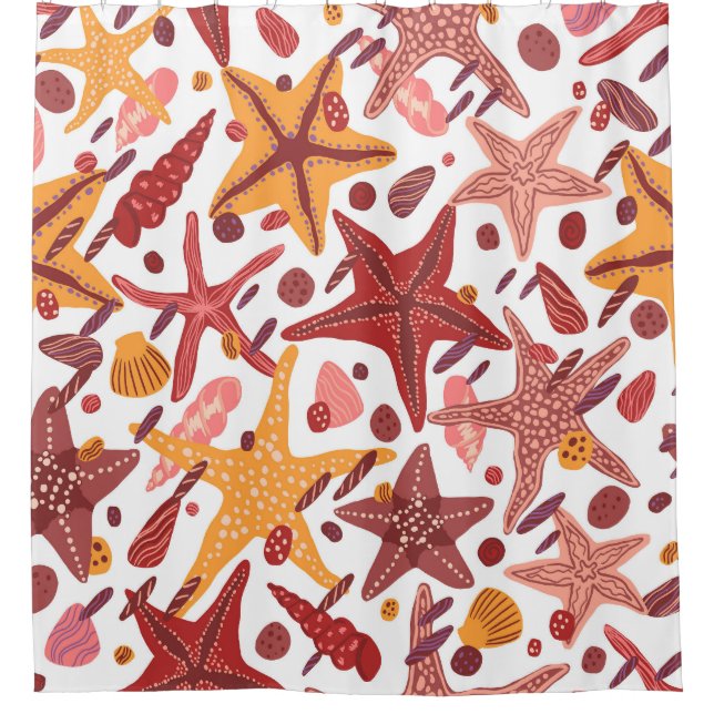 Starfish Shells: Scandinavian Sea Pattern (Front)