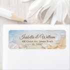 Starfish Shells Tropical Beach Wedding Address