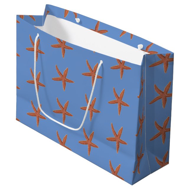 Starfish - Sherman Denton Fish Lithograph Large Gift Bag (Front Angled)