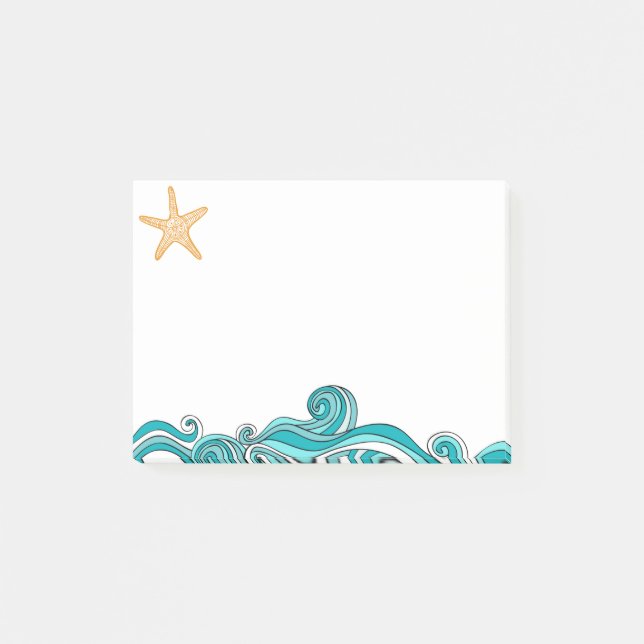 Starfish Story Adoption Party Favour Note Pad (Front)