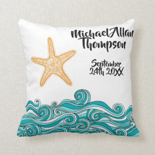 Starfish Story Adoption Personalized Pillow