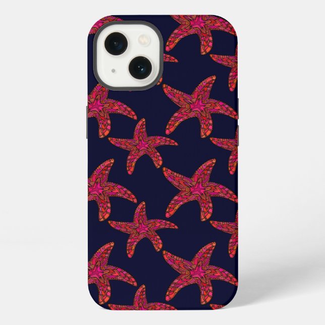 Starfish Style Pattern iPhone Case (Back)